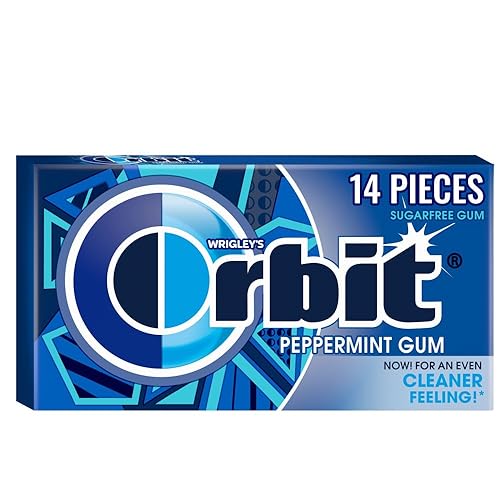 Orbit, Gum Peppermint Sugar Free Chewing Gum, Pack, 14 Count