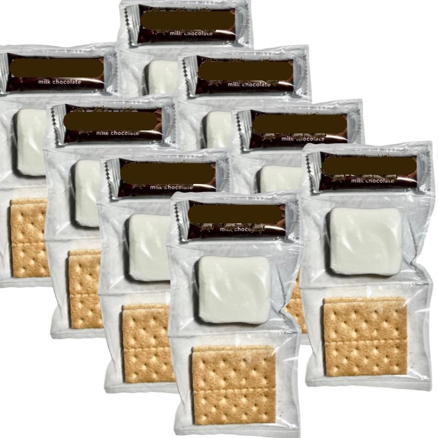 KP | S'MORES KIT | Individually packaged set: Graham Crackers, Marshmallow, Chocolate (25 SETS)