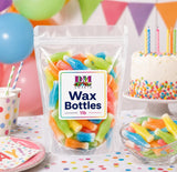 Wax Candy Bottles - 1 lb Bulk Bag of Retro Mini Drinks - A Nostalgic Chewy Novelty Treat for Kids and Parties
