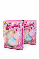 Lupy Lups! Magic Floating Cotton Candy -It Floats! 6.3 oz 15 Balls-Assorted Flavors- Pastel Candy for Stocking, Treats, Party Favors, Buffet table
