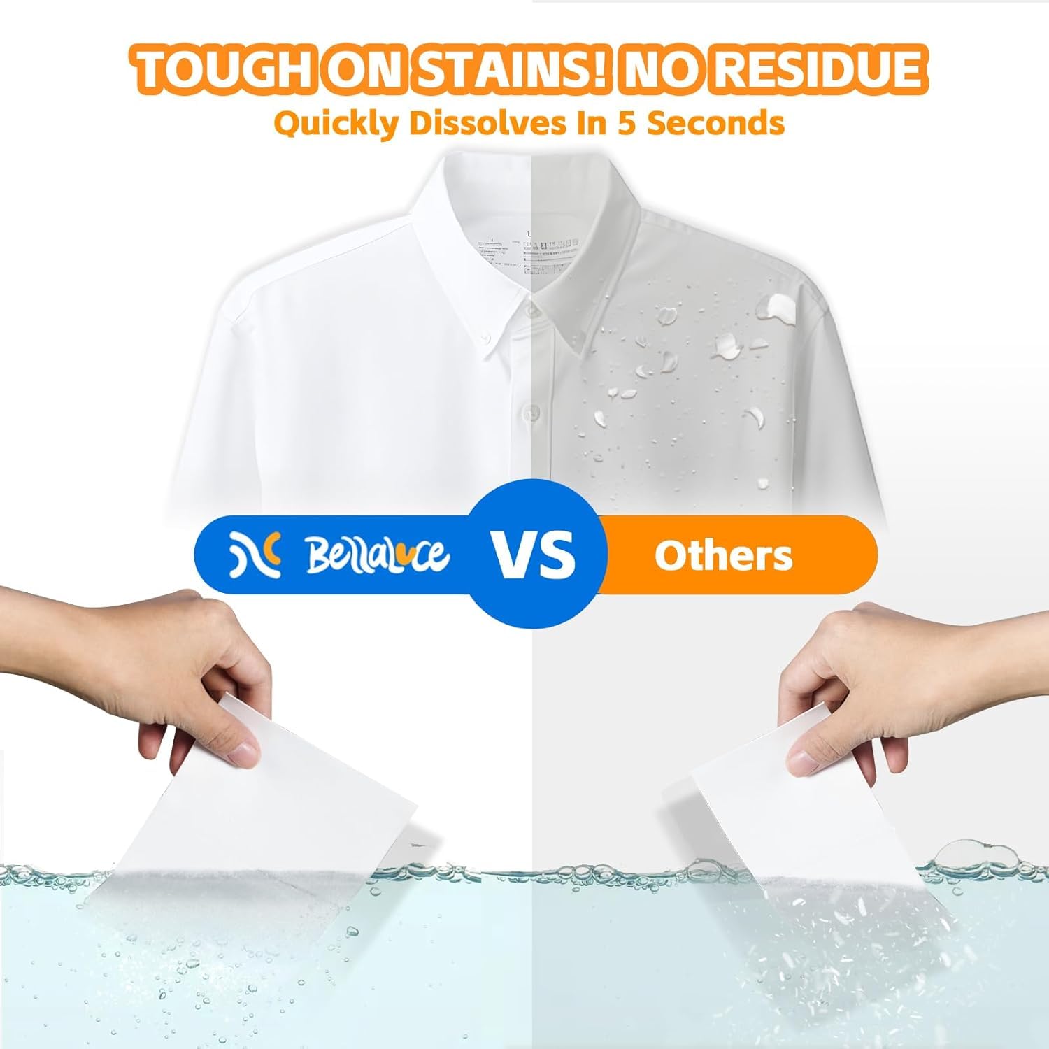 BellaLuce 2 Pack Laundry Detergent Sheets - Laundry Sheets, 800 Loads, Eco-Friendly, Plastic-Free, Fresh Linen Scent, Space Saving, Fast Dissolve