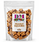 Old Fashioned Crunchy Peanut Squares - 4 lbs in a Resealable Bag to Ensure Freshness