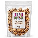 Old Fashioned Crunchy Peanut Squares - 4 lbs in a Resealable Bag to Ensure Freshness