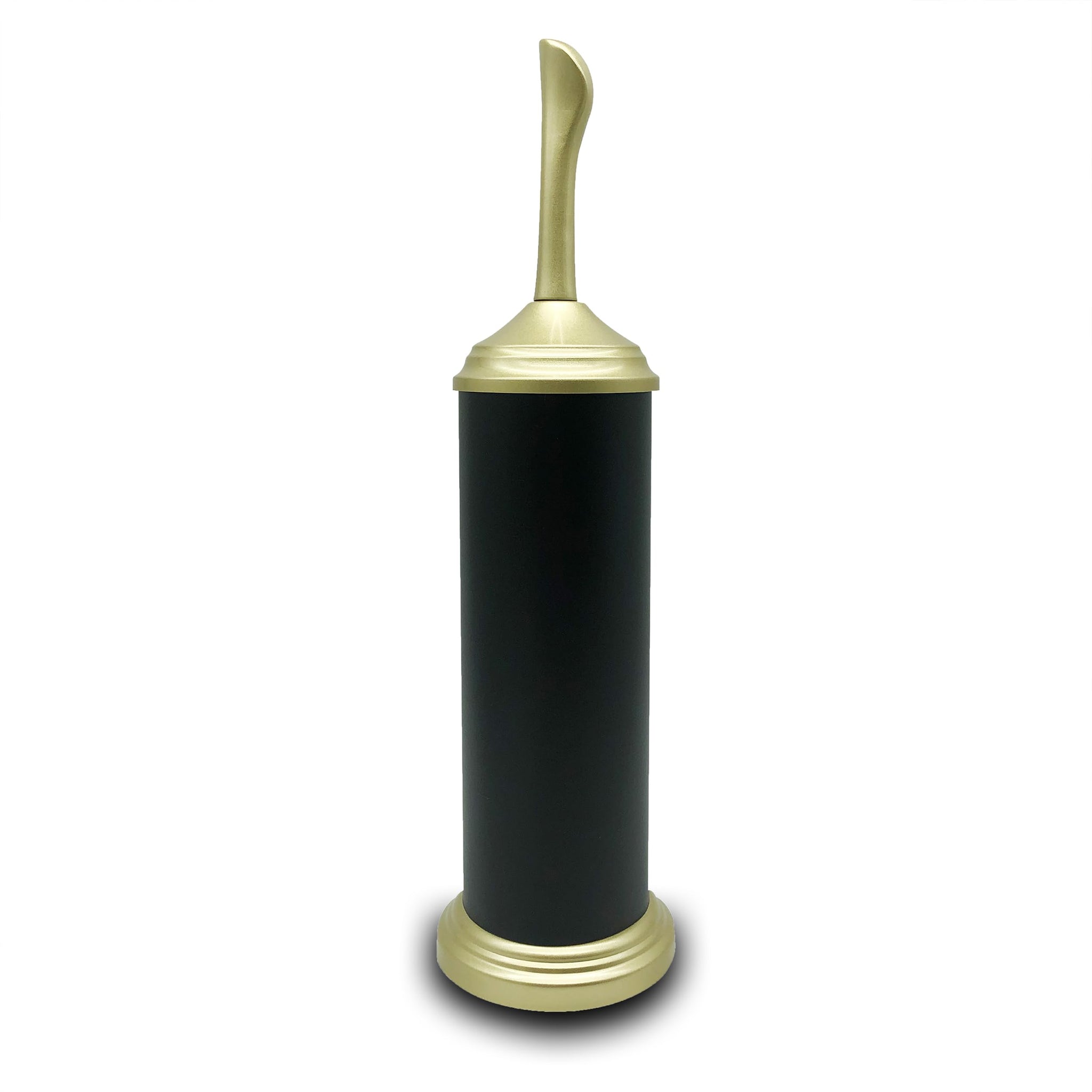 Vince Camuto Toilet Bowl Brush with Holder, Durable Bathroom Cleaning Tool, Modern Design for Easy Toilet Maintenance, Bathroom Cleaner Brush