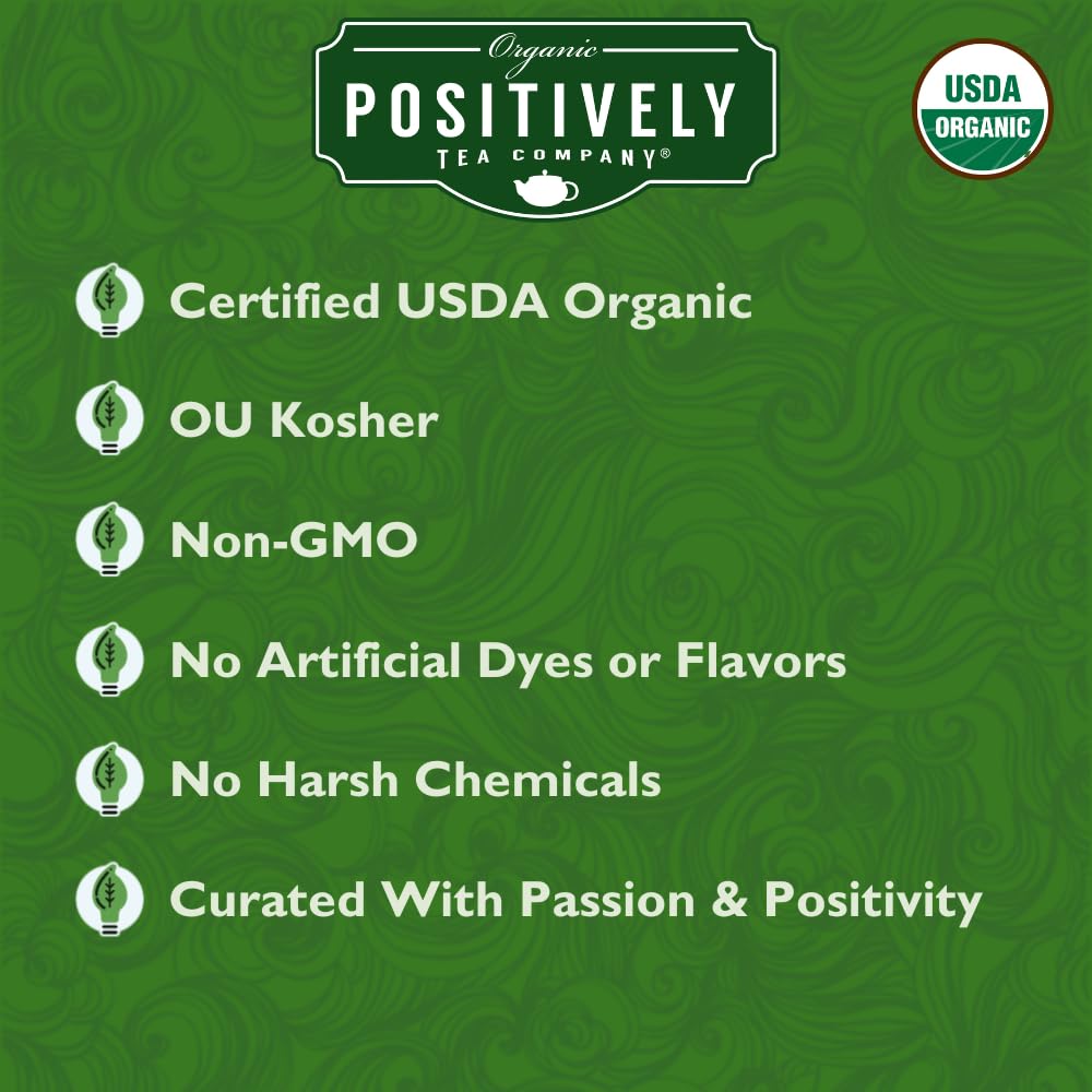 Organic Positively Tea Company, Irish Breakfast Black Tea, Loose Leaf, 16 Ounce