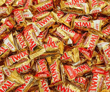 Twix Minis Caramel Candy Bars 2 lb - Anti Melt Pack, Bulk Resealable Bag, Individually Wrapped (82 Pieces), Convenient Snack-Size Format