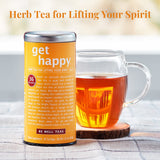 The Republic of Tea Be Well Teas No. 13, Get Happy Herbal Tea For Lifting Your Spirits, Refill Pack of 250 Tea Bags