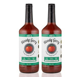 Bloody Gerry Bloody Mary Mix Double Pack 2 x 32 oz, All-Natural Premium Bloody Mary, Michelada Mixer, Gluten- Free, Organic Tomatoes, Real Lemon
