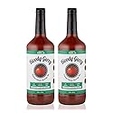 Bloody Gerry Bloody Mary Mix Double Pack 2 x 32 oz, All-Natural Premium Bloody Mary, Michelada Mixer, Gluten- Free, Organic Tomatoes, Real Lemon