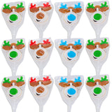 Fun Express - Reindeer Character Suckers for Christmas - Edibles - 12 Pieces