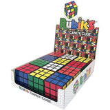 Fun Rubik’s Candy Cube Tins - Assorted Sour Fruit Flavors (Pack of 12) - Perfect for Birthday Party Favors, Holiday Stocking Stuffers, & More