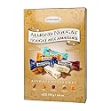 Golden Bonbon Italian Almond Nougat Candy, Gift Box, Individually Packed Chewy Gluten Free Nougat, Original Full of Almonds, Halal Candy (4.6 Ounces
