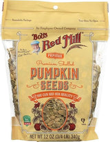 BOB'S RED MILL, Seeds, Pumpkin, Pack of 6, Size 12 OZ, (Gluten Free Kosher)