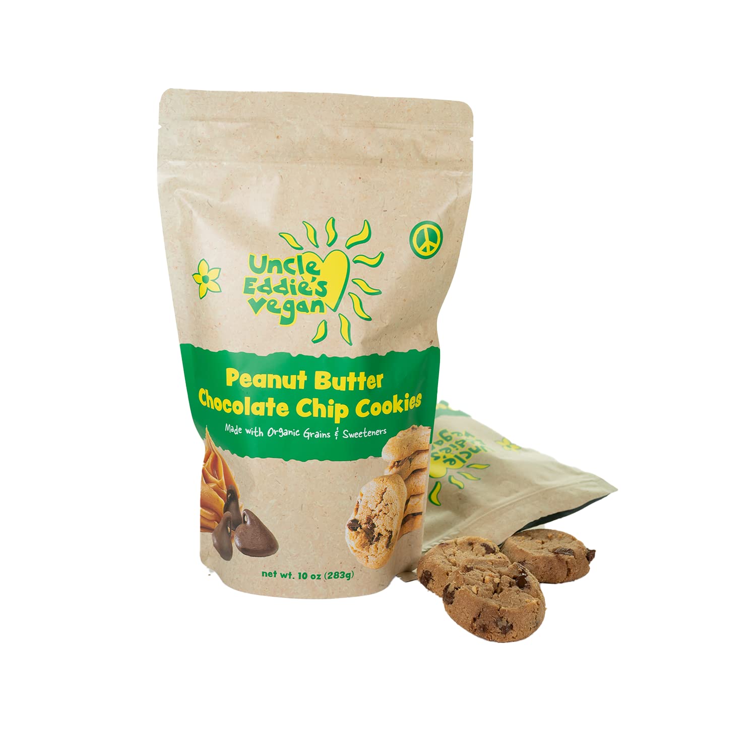 Uncle Eddies Cookies Peanut Butter Chocolate Chip Cookies, 10 OZ