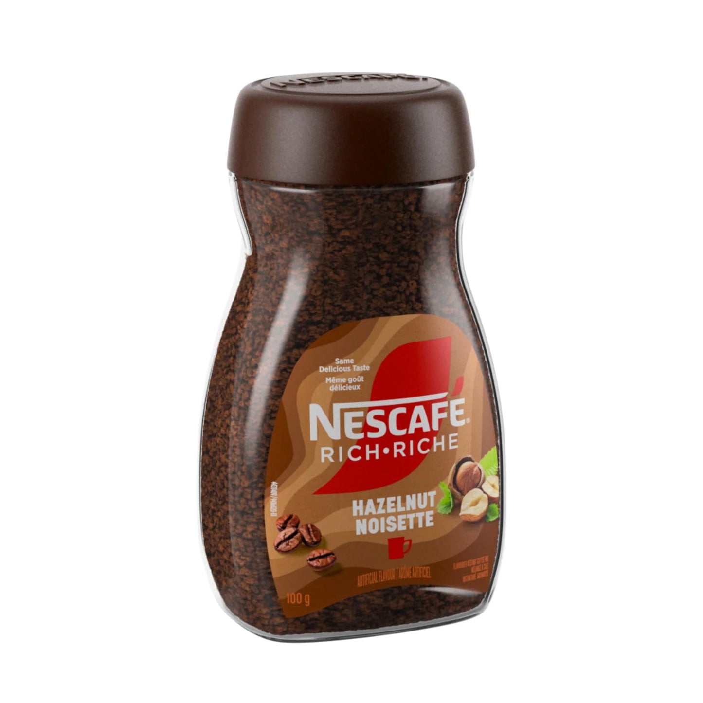 SUPREME GOODS NESCAFÉ Double Packed Rich Instant Coffee Hazelnut, 100g (Pack of 2)