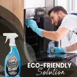 Restore Naturals Grill and Oven Cleaner - 22 Fl Oz - Plant Based Stove Cleaner | Low Fume | Non-Caustic, Powerful Formula | Cruelty-Free - 3 Pack