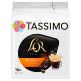 Tassimo L'Or Espresso Delizioso, Coffee T-Discs Pods Capsules, Pack of 5 (16 T-Discs Per Pack) 80 Servings