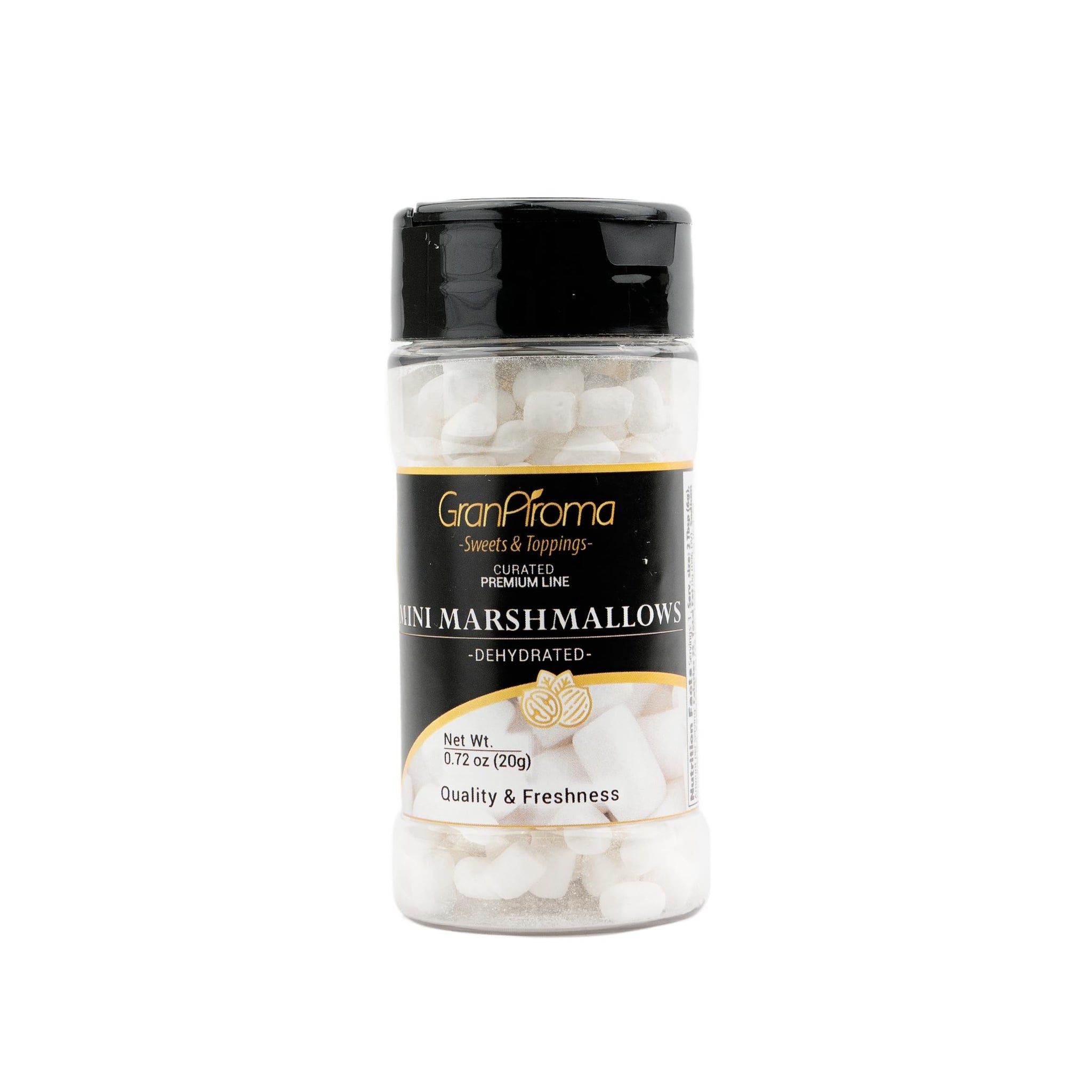 GranAroma Dehydrated Marshmallows, Crunchy, Perfect for Hot Cocoa, Cereal Topping, Baking, and Snacking (0.72 Ounce)
