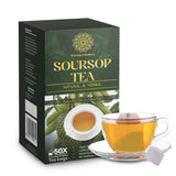 Soursop Leaves Tea Bags - 100% Natural Graviola Leaf Herbal Tea - Pure Dried Soursop Leaves for Infusion - Caffeine-Free Herbal Tea Bags