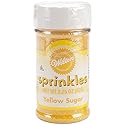 Wilton Sparkling Sugar Decorating Sprinkles, 3.25 oz., Yellow