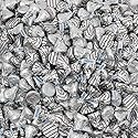 Hershey's Kisses, Hugs and Kisses Milk Chocolate Assortment, Silver Striped Foils, 6 Pounds