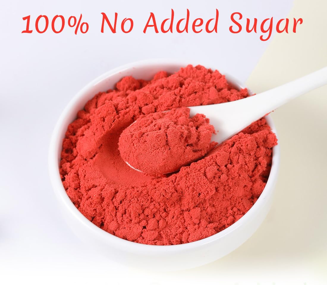 Premium Freeze Dried Strawberry Powder 1LB /453g, 1 Ingredient,No Sugar Added,100% Natural Strawberry Powder for Baking,No Additives.