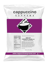 Cappuccino Supreme 2 lb bag Decaf French Vanilla Cappuccino Mix