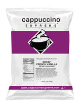 Cappuccino Supreme 2 lb bag Decaf French Vanilla Cappuccino Mix
