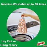 Libman Wonder Mop Head Replacement | Absorbent Microfiber | Self Wringing | Best Refill | Machine Washable | Multi-Surface Floor Mop | 3 Replacement