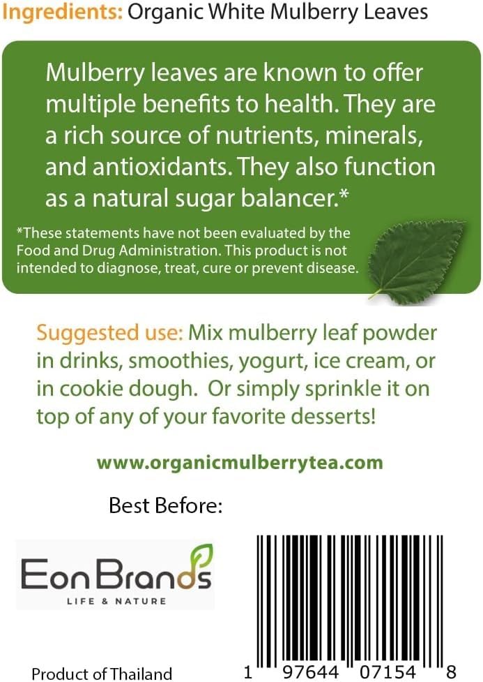 Organic Mulberry Powder, for use with desserts and smoothies, 50g