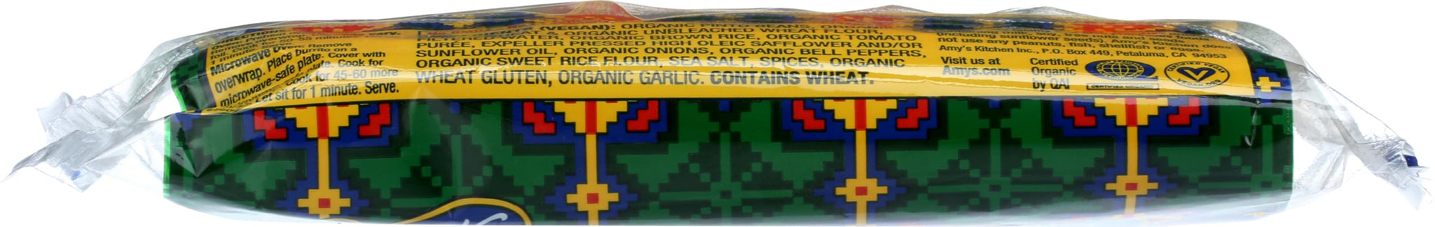 Amy's, Burrito Bean Rice, 6 Ounce