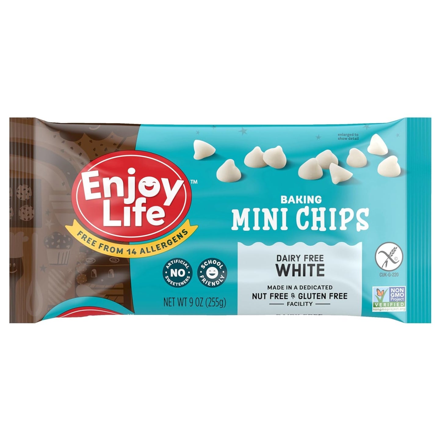 Enjoy Life Chocolate Chips Variety Pack, 5 Count (9 oz Bags) - Dark Morsels, Mini Chips, White Mini Chips & Mega Chunks - Allergy-Friendly Baking Chocolate