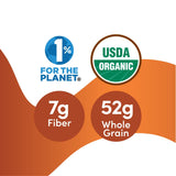 Kashi Organic Cinnamon Harvest Breakfast Cereal, Vegan, Box, 1.01 lb, 65.2 Oz, Pack of 4