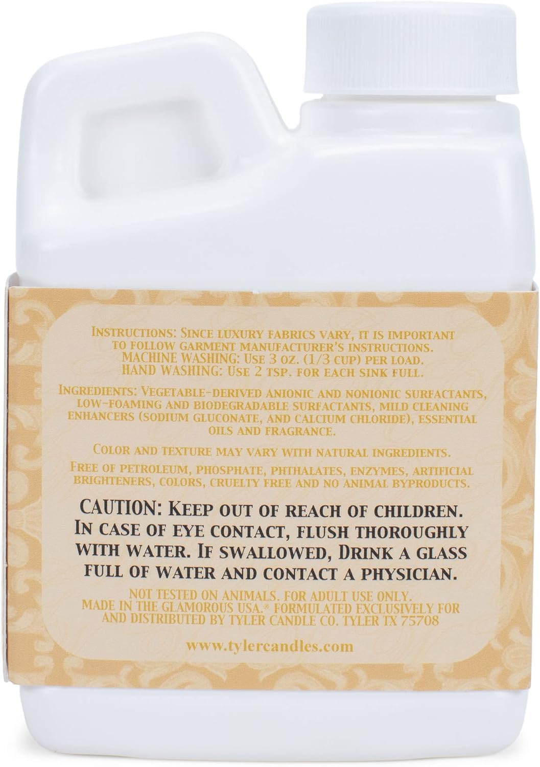 Elanze Designs Tyler Candle Glamorous and Luxurious High Efficient Wash 4 ounce Scented Fine Laundry Detergent Pack of 3; Diva, Icon, Trophy