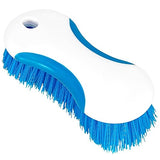 6.3" Multi Purpose Heavy Duty Scrub Brush with Non-Slip TPR, Cleaning Brush with Stiff Bristles for Tile Floors?Walls, Carpet, Tubs?Sink ?Blue