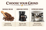 FLORIANUS Peruvian Coffee - Medium Roast Espresso Grind - 100% Arabica - 17.64 oz (500g) - Fine Ground for Espresso Machines