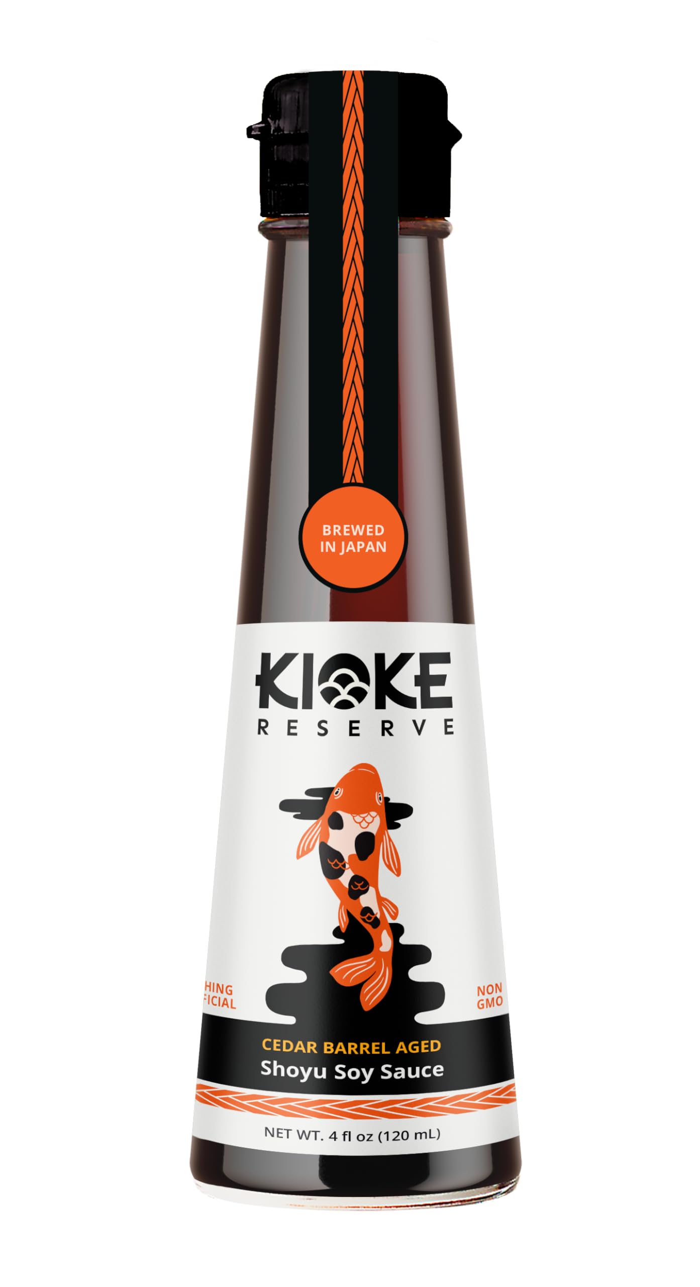 Kioke Reserve Shoyu Soy Sauce | Small Batch Soy Sauces Aged in Japan | Premium Soy Sauce Barrel Aged for Rich Flavor | All-Natural Non-GMO Shoyu Sauce