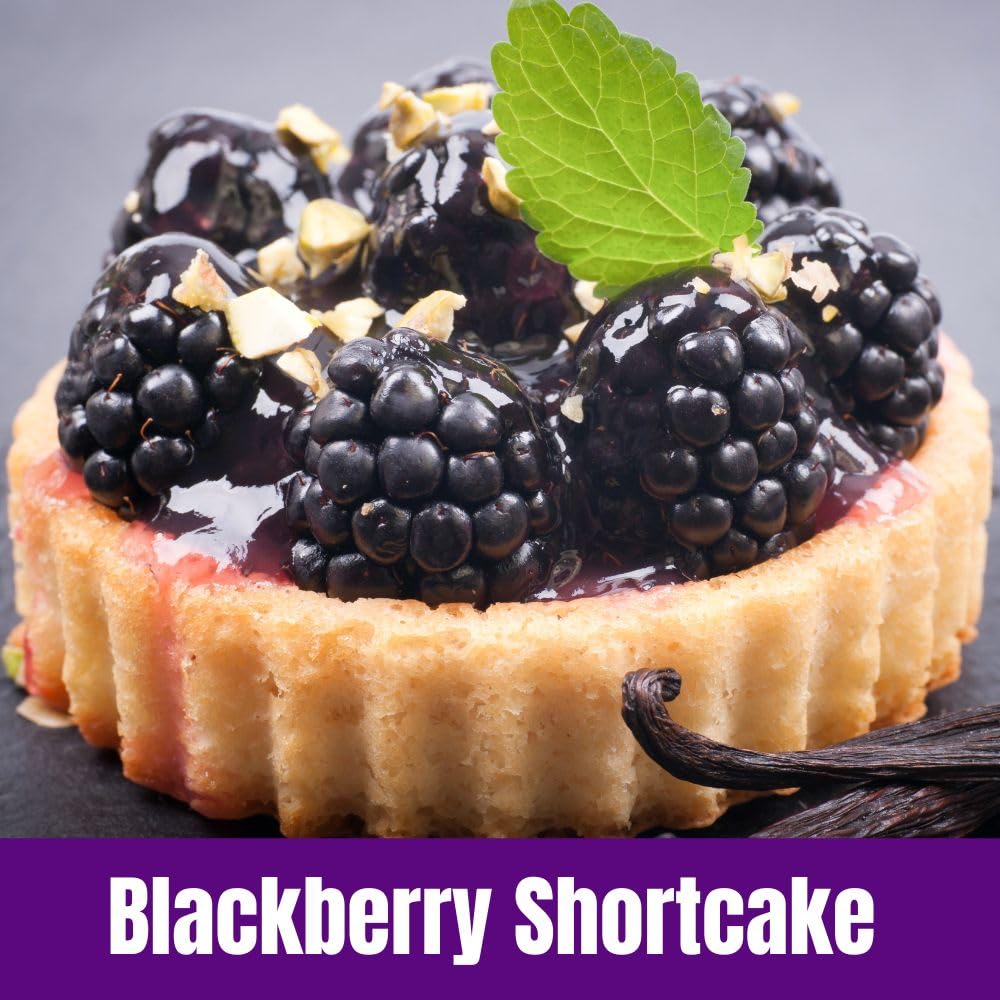Door County Coffee Blackberry Shortcake, Flavored Coffee Ground - 8 oz Bag - Spring-Summer Seasonal - Medium Roast - 100% Specialty Arabica