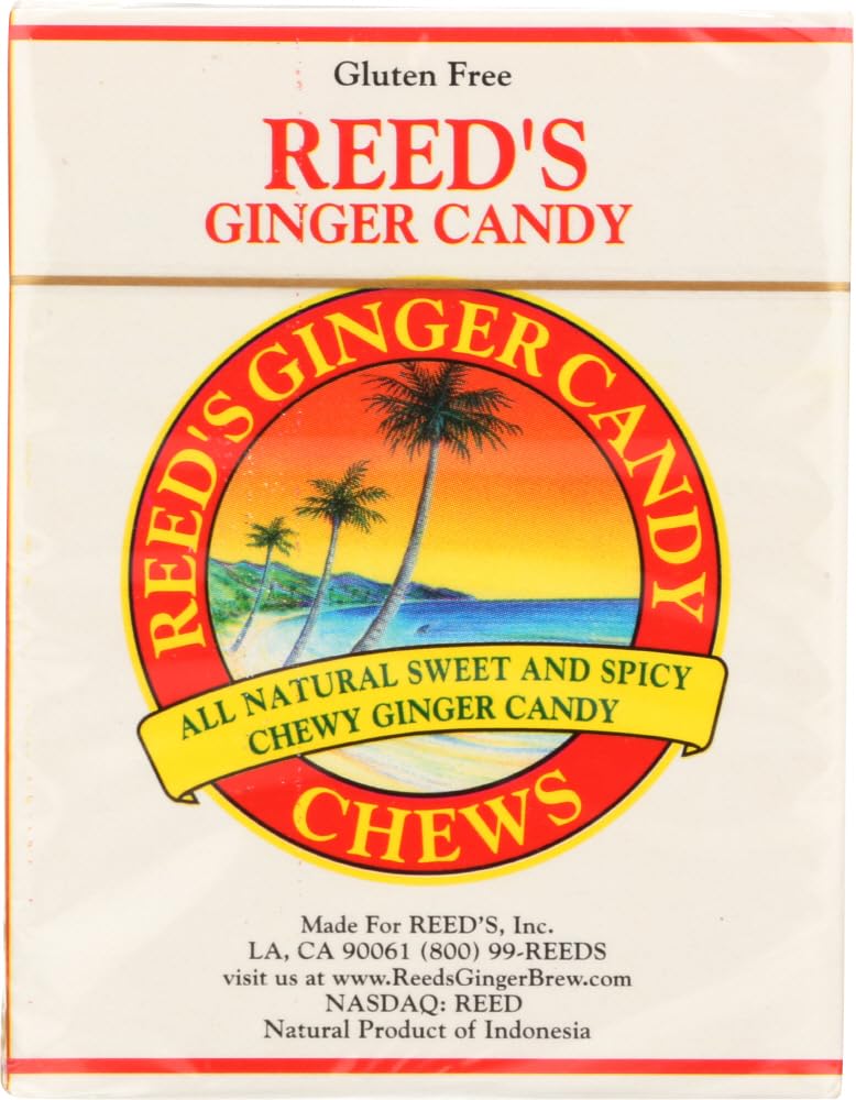 Reed's Ginger Candy Chews Candy Rolls - 2 oz