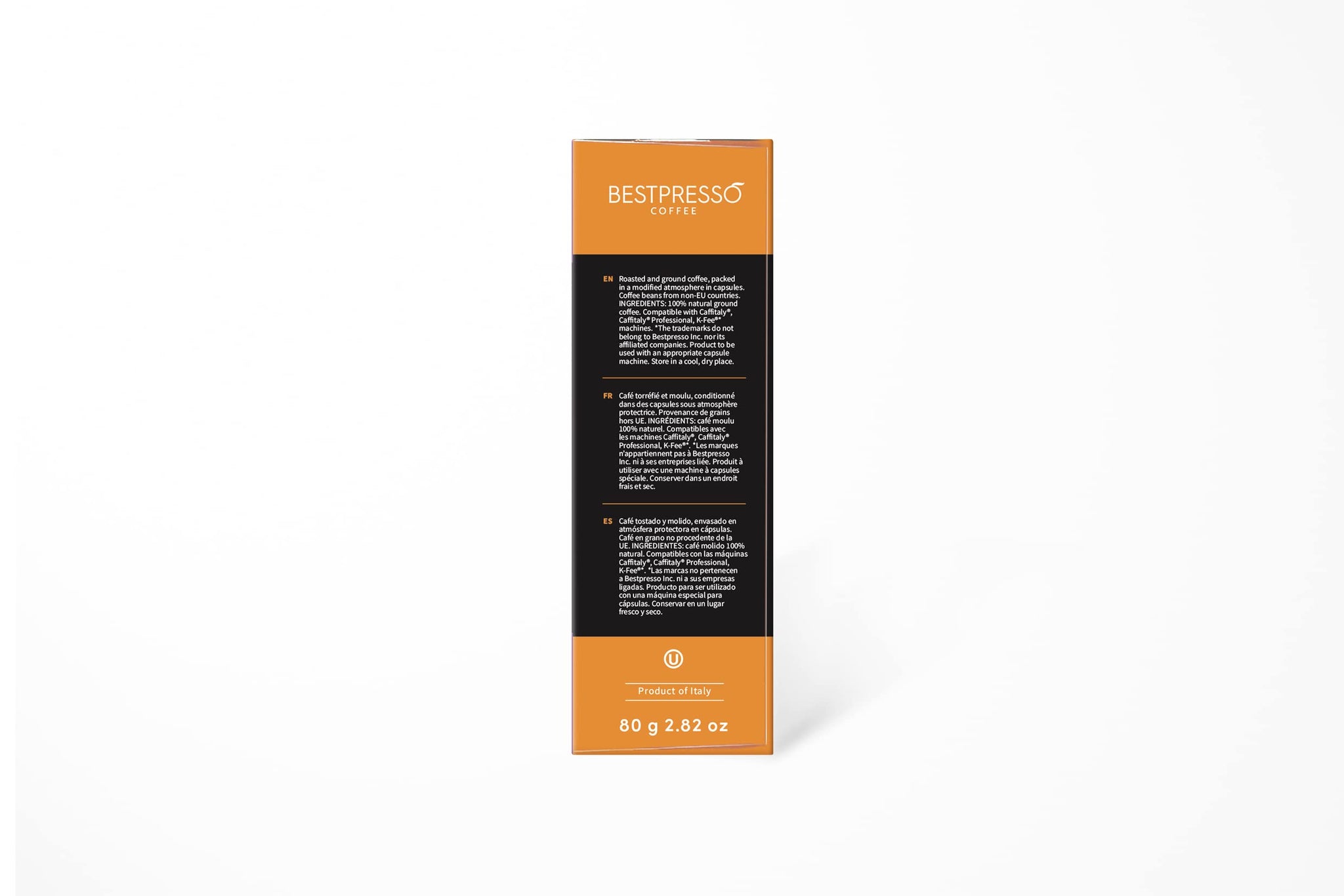 Bestpresso Coffee capsules compatible with Starbucks Verismo, Caffitaly, CBTL, K-fee systems 80 Pods (Cremoso)