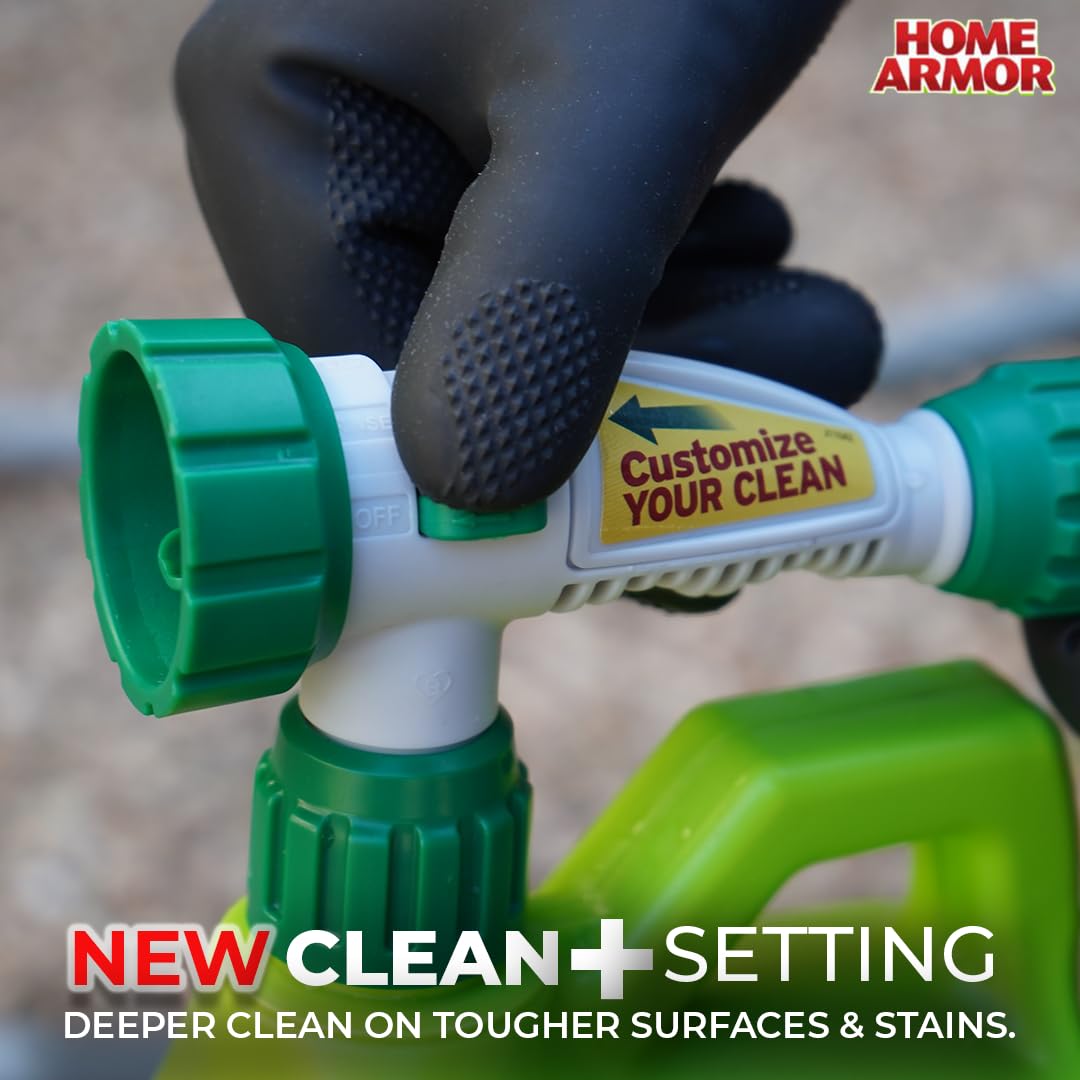Home Armor Outdoor Cleaner+, 64 oz., Remove Stains from Mold, Mildew, Algae, Dirt and Grime for Visible Results in Seconds, No Scrubbing Required