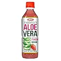 OKF Farmer's Aloe Vera Drink, Strawberry, 16.9 Fluid Ounce (Pack of 12)