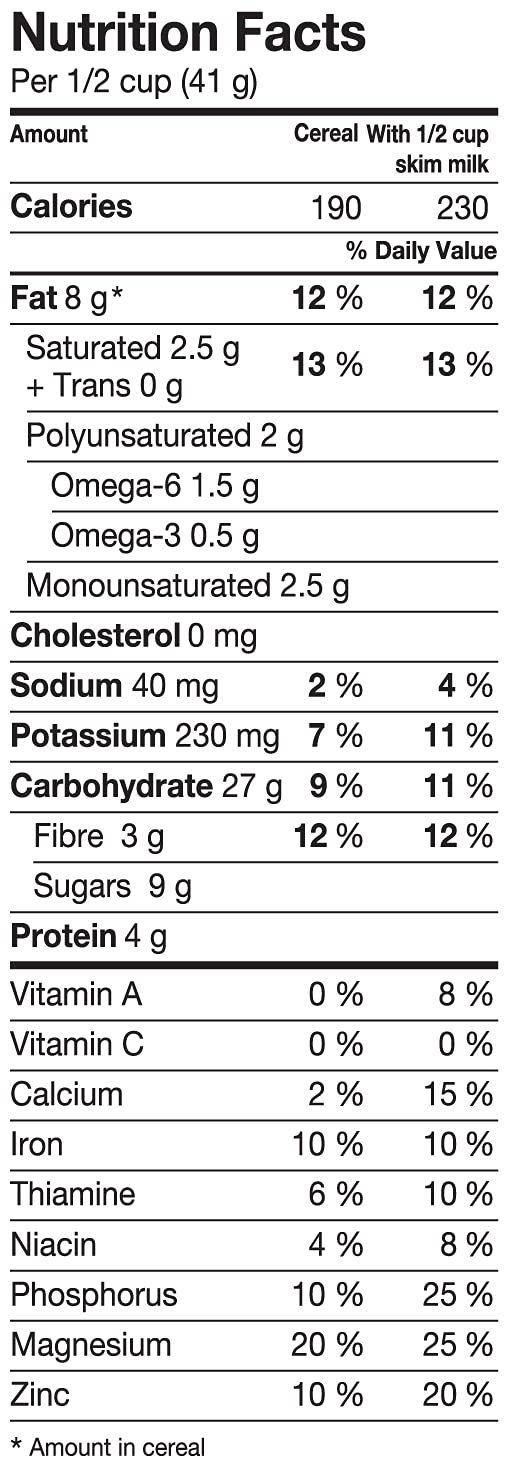 Divina Krunch Granola Cereal, Pack of 3, NON-GMO CEREAL (Omega Nuts & Seeds Granola)