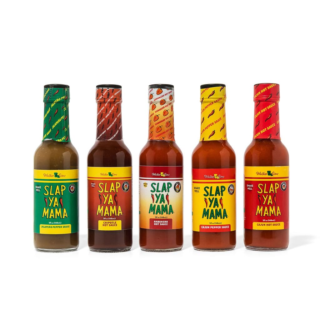 Slap Ya Mama Louisiana Style Habanero Hot Sauce, 5 Ounce Bottle, Pack of 1