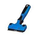 Unger Professional Connect and Clean 4" All-Purpose Scraper, Window, Glass, and Floor Scraping Tool Supplies, Adhesive Removal, Gum, Stickers, Paint