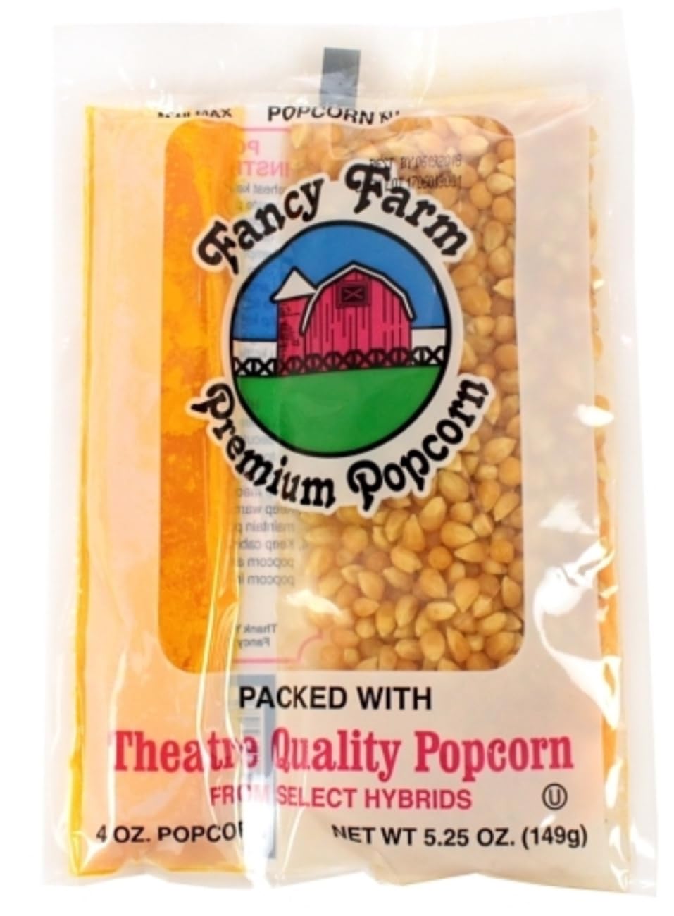Fancy Farm Premium Popcorn 5.3 Oz. Kit, 36 Per Case