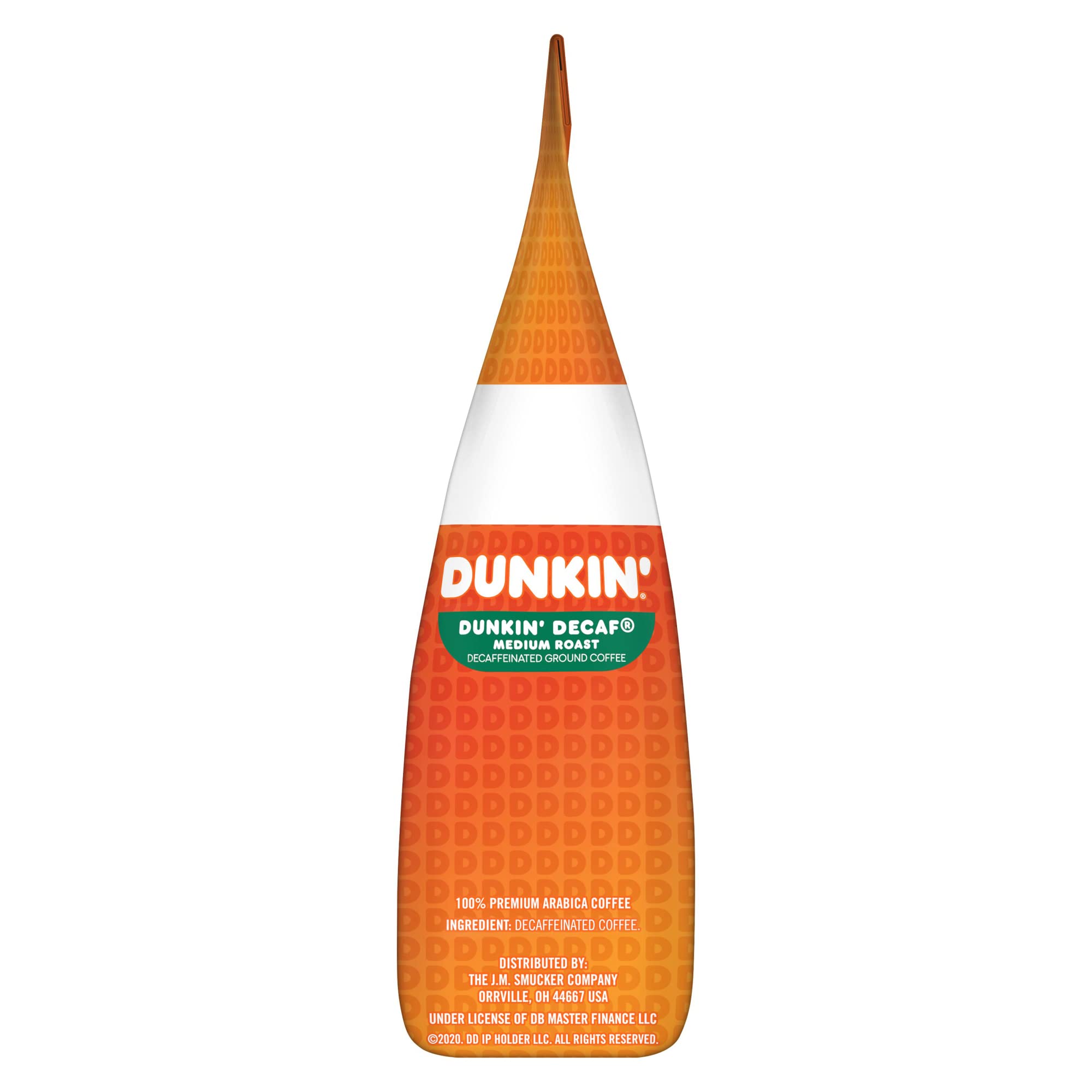 Dunkin' Donuts® Ground Coffee, Medium Roast, Decaf, 12 Oz Per Bag