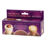3 Pack Hot Chocolate Bomb Trio Milk Silky Mini Marshmallow Bedtime Kids Him Her Sleep Birthday Fathers Day Secret Santa Ideal Gift for All Occasions