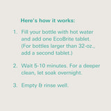 Owala EcoBrite Powerful Cleaning Tablets, Cleans Bottles, Coffee Cups, Pots, Pans, Camping Gear, Pet Bowls, and Much More - 20 pack (Individually