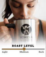 Kimera Koffee Power Blend - Organic Medium Roast Nootropic Coffee with Alpha-GPC, 12oz Ground